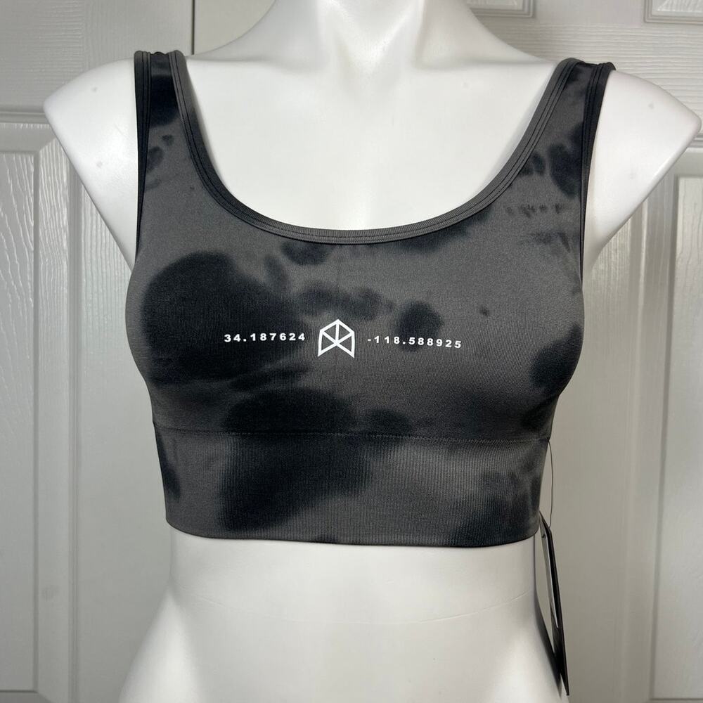 Rawgear Women's Gray Camo Pullover Active Gym Sports Bra Extra Small NWT
